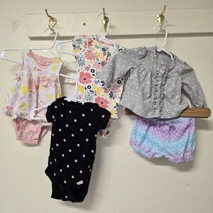 Carter's Multicolor Bodysuit Set
